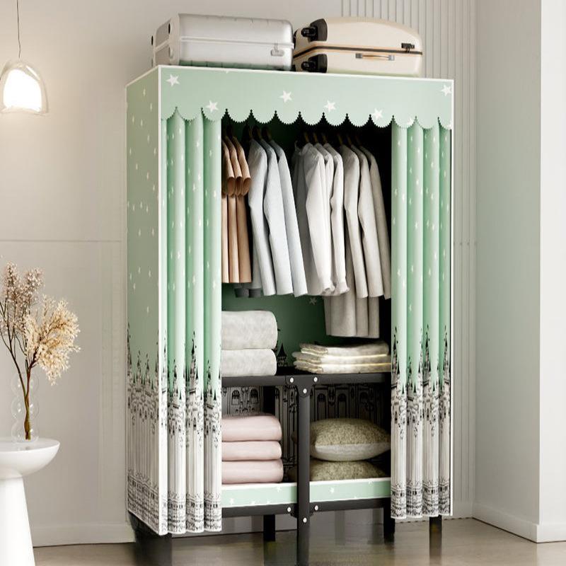 免安装衣柜家用2024卧室折叠简易出租房结实宿舍耐用收纳衣橱奥跃