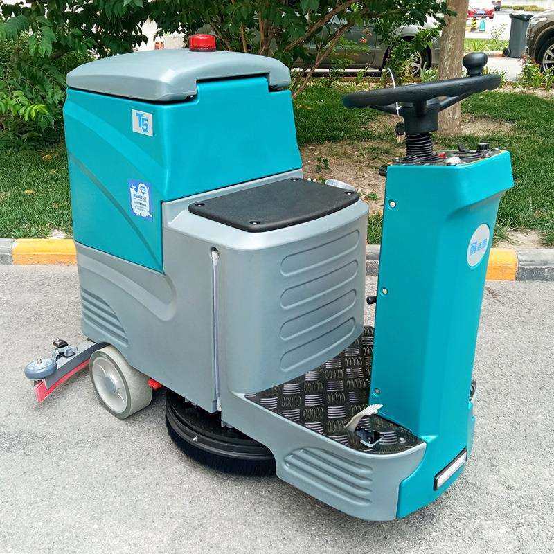 工厂电动擦地机驾驶洗地车车库扫地机商场全自动拖地机车间洗地机