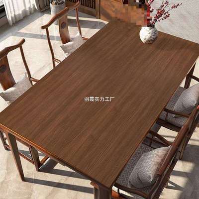 胡桃木纹仿木纹桌垫防水防油桌布免洗实木原木色餐桌垫桌面保护垫