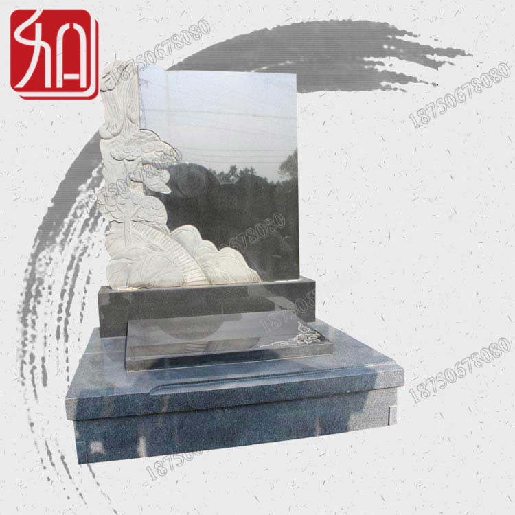 广东清远大理石墓碑石材各式各样款式供应公墓传统公墓