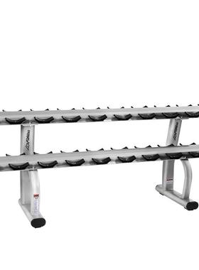 韦步健身器材健身房专用10付哑铃架托立式私教商用双层哑铃架