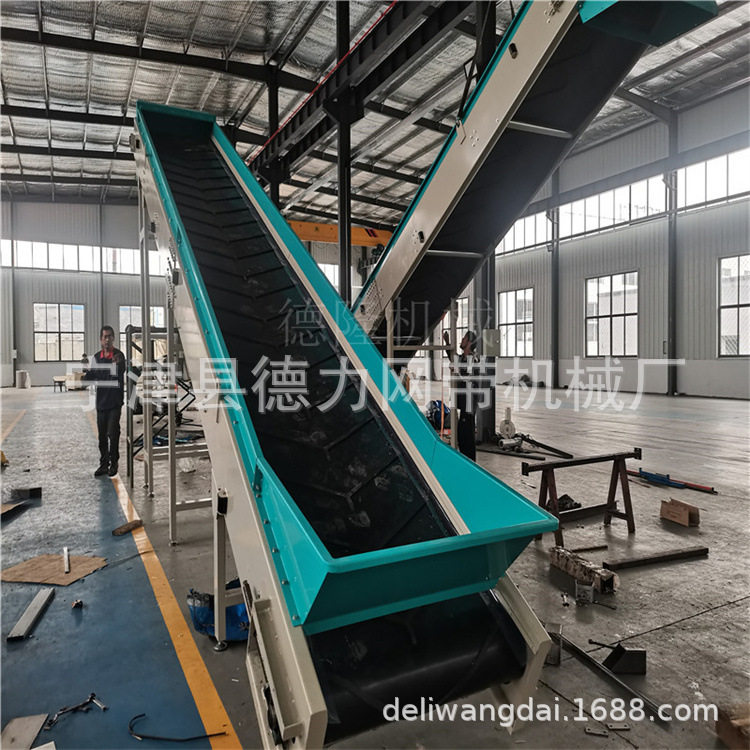 黑色橡胶带输送机煤炭水泥沙石