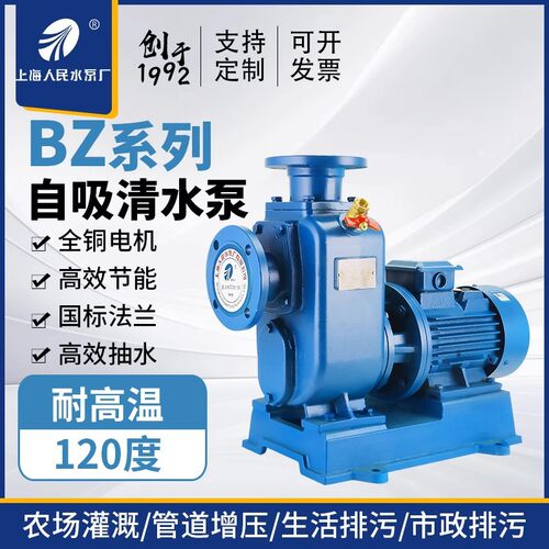 上海人民自吸清水泵380VBZ增压