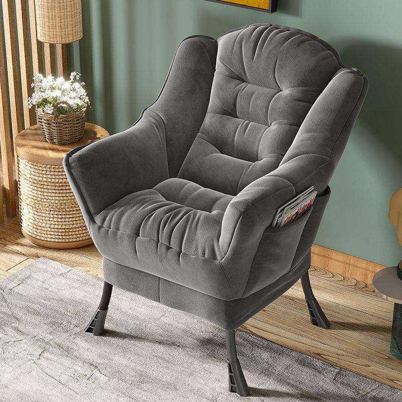 懒人沙发单人家用休闲电脑椅学生宿舍小椅子卧室阳台靠背躺椅