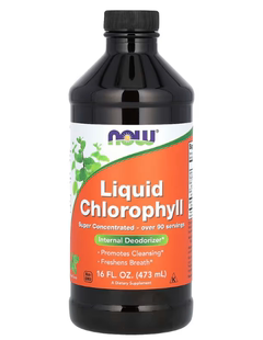 现货美国 Now Foods Liquid Chlorophyll 液体叶绿素 薄荷味473ml