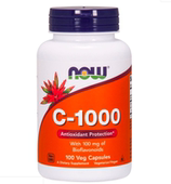 现货Now诺奥C1000维C维生素C1000mg生物类黄酮100mg芦丁100粒胶囊