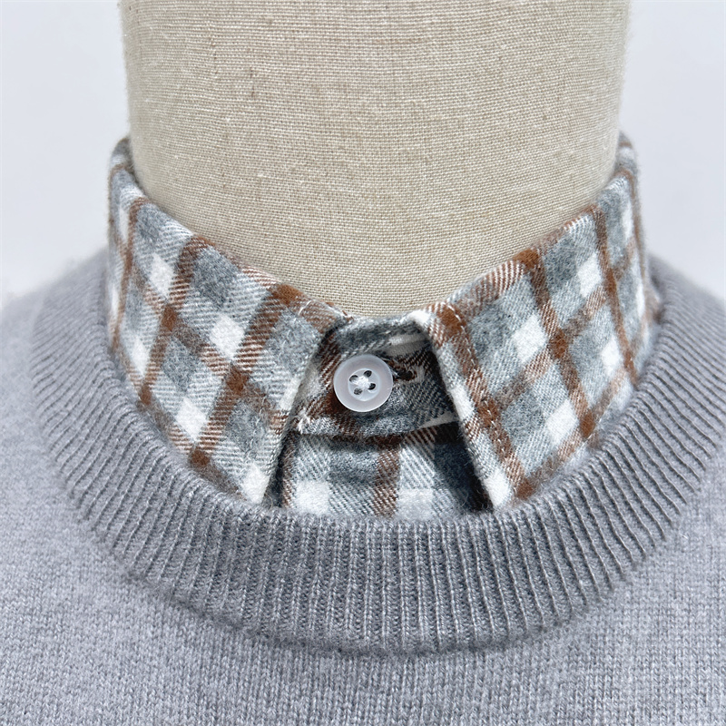 毛衣卫衣假领子单郎纯棉百搭