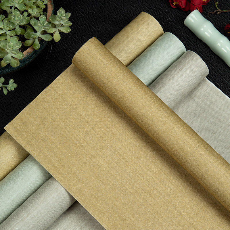 蜡染绢纹宣纸毛笔书法作品专用纸仿古复古宣纸半生半熟小楷行草隶书篆书四尺六尺对开国展投稿比赛专用纸批发