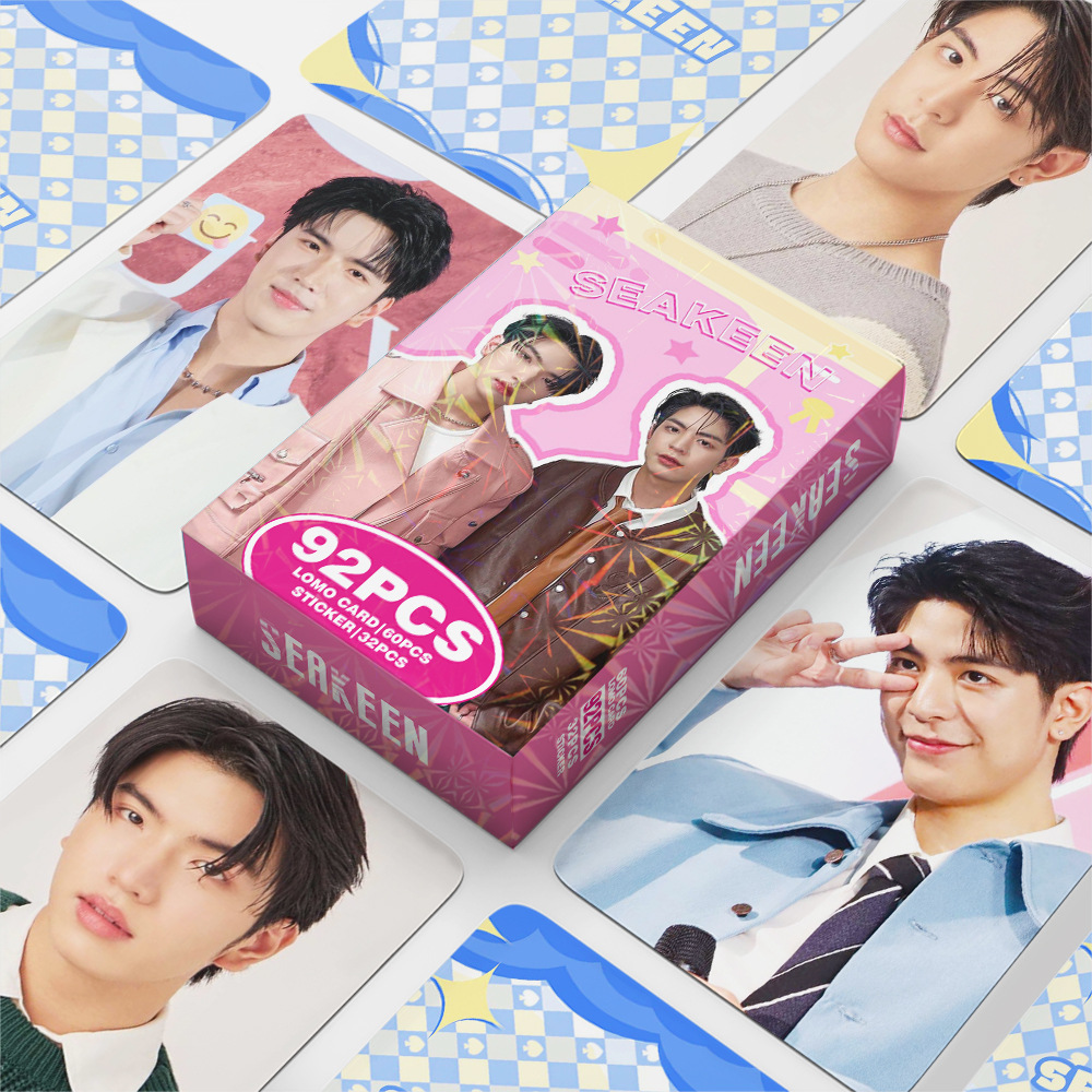 新款92pcs高清照片卡泰星Seakeen