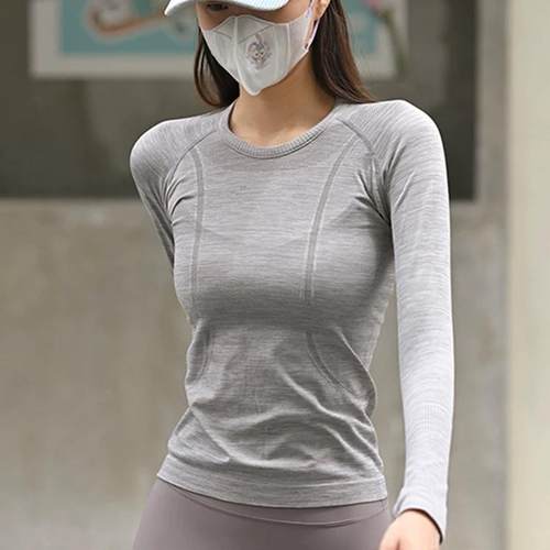 新款运动t恤跑步长袖上衣健身服