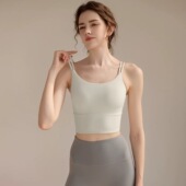 健身跑步防震 高级感时尚 帛恩卡专业运动文胸瑜伽服套装 女2025新款