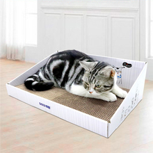 牛奶盒磨爪器瓦楞纸纸箱房子猫抓板1
