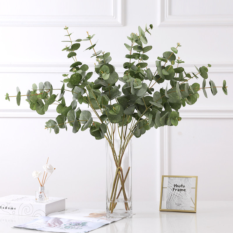 泰环 澳洲圆叶尤加利仿真花ins绿色植物家居客厅装饰摆件酒店软装