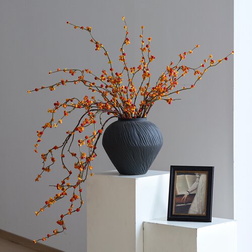 新中式南蛇藤仿真花假花干花摆设