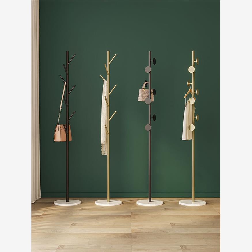 衣帽架落地卧室挂衣架简约现代立式网红衣服架子家用客厅挂包架子