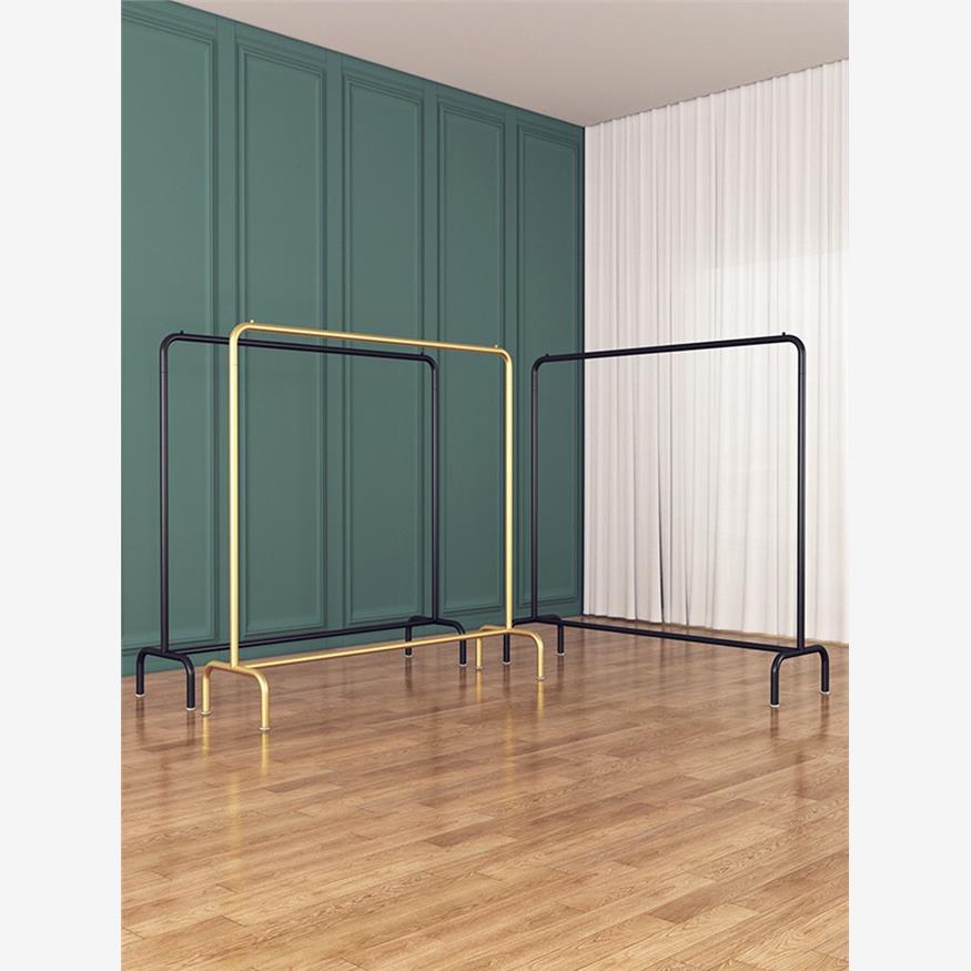 铁艺衣架杆服装店男女货架展示架落地式中岛架侧挂架衣服架子特价