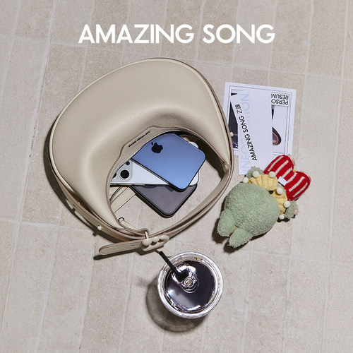 【所有女生直播间】AMAZING SONG乙颂半月包小号单肩腋下斜挎包新