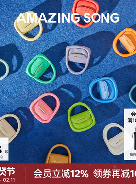 Amazing Song乙颂软欧耳机包口红包新款可爱迷你小包牛皮斜挎包女