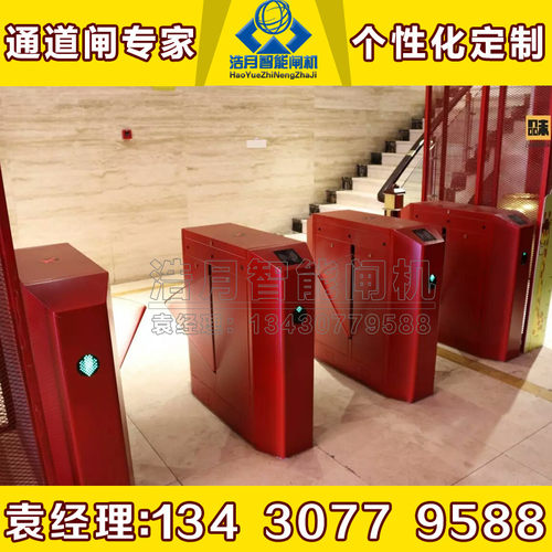 桥式斜角翼闸 豪华烤漆闸机 自助餐厅自动售票 提供接口二次开发