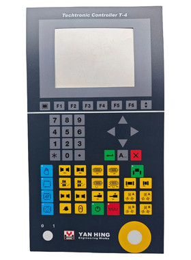 T-4仁兴注塑机电脑面板纸YAN HING Techtronic ControllerT-4贴纸