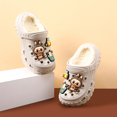 儿童棉拖鞋冬季新款简约