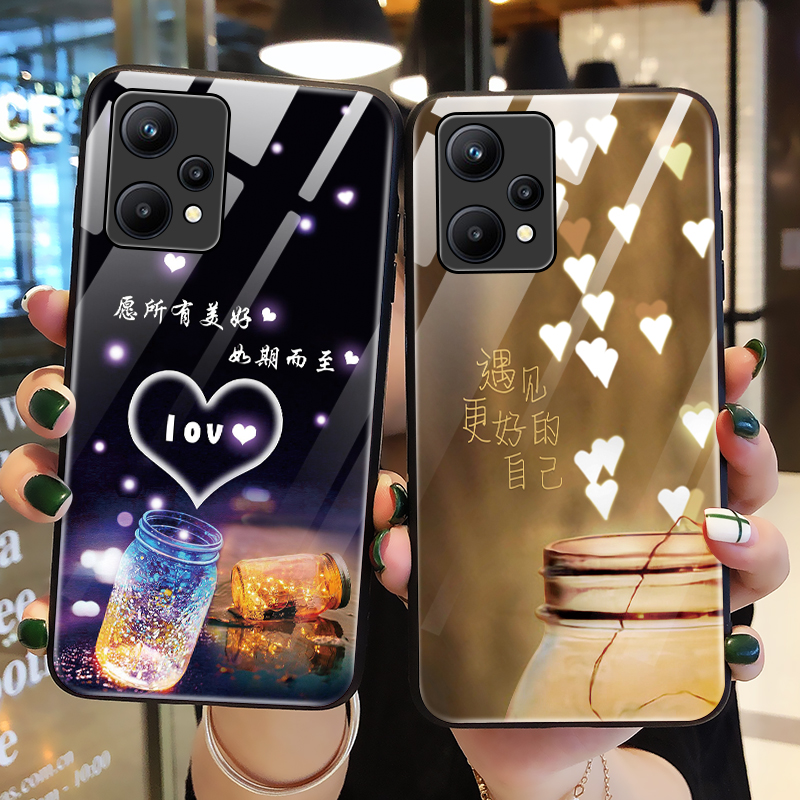 适用oppoK10x玻璃手机壳全包