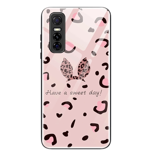 适用vivos7e手机壳玻璃vivo保护硅胶套s7e活力版全包s7防摔蝴蝶结V2031A软壳2020女vivi潮viov步步高s7t男e5g