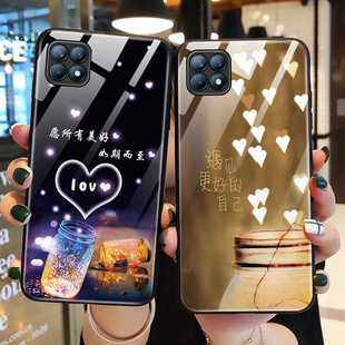 适用于opporeno4se手机壳oppo reno4se全包防摔玻璃REN04SE超薄硅胶套软壳5G版美好猪男女款0pp0网红情侣新款