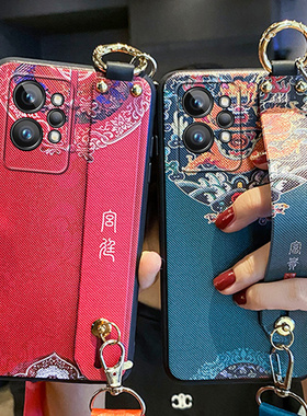 适用真我GT2Pro手机壳realme真我GT2保护5G硅胶套RMX3300全包防摔3310云鹤腕带oppogt挂绳por软壳oppo女25g男