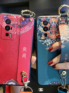 适用小米K60手机壳红米K60pro保护K50硅胶套k60e全包K40/K30/K20防摔redmi外5G云鹤腕带p女K40s男pr0斜跨挂绳