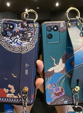 适用realmev11手机壳realme真我v11保护硅胶套opporealmev11镜头全包oppo防摔云鹤腕带RMX3121软壳男女款挂绳