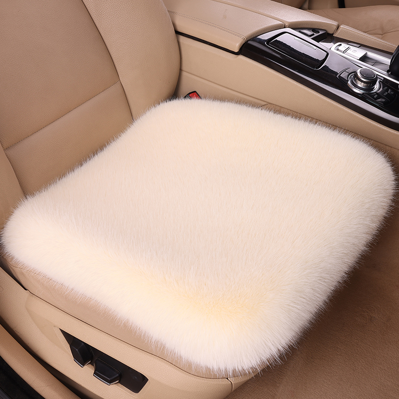车载座垫短毛绒坐垫冬季加厚保暖