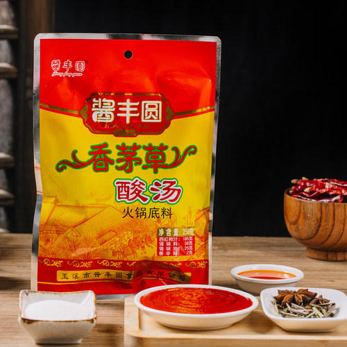 酱丰园香草酸汤鸡调料火锅底料