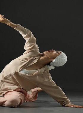 DANCE系列谢欣同款人棉现代舞时尚外穿垂坠修身透气衬衫男女款