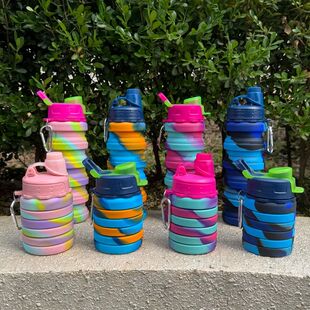 Silicone Folding Water Cup, Telescopic Creative Cup, Childre