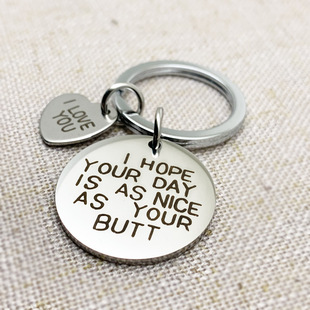 Gift for Girlfriend Boyfriend Souvenir Keychain Present Vale