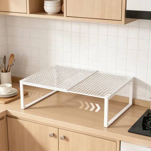 Stackable Telescopic Closet Shelf, Retractable Expandable Wa