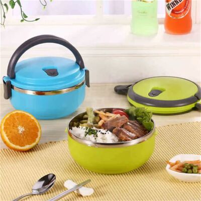 Hot Food Flask Stainless Steel Lunch Box Thermos Vacuum Insu