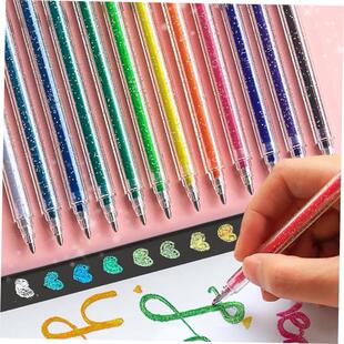 Glitter gel pen color gel pens shiny fairy fantasy