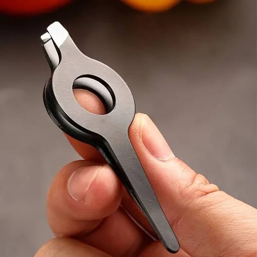 1pc Professional Angled Double-Ended Tweezer, Used For Preci