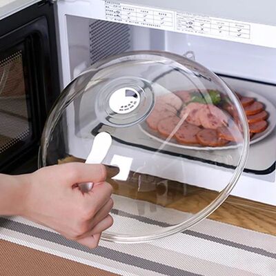Food Grade Microwave Cover Heat Resistant Splash Proof Speci