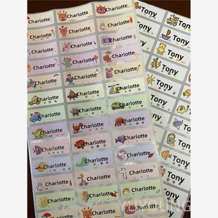 120Pcs Name Tag Sticker Customize Stickers Waterproof Person