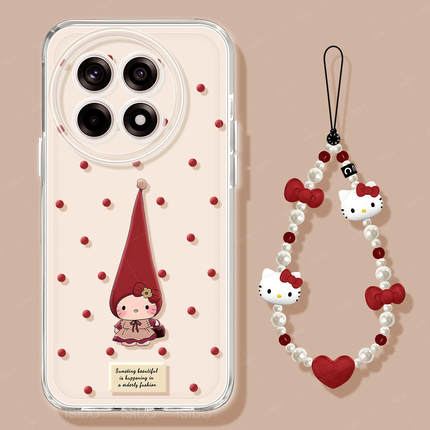 红帽kt适用一加ACE5手机壳新款ace2的pro透明套1加ace3硅胶全包防摔por保护1+ace3v新品外壳女ace2v竞速