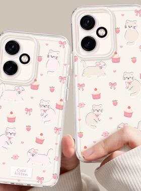 蝴蝶结小狗适用荣耀400手机壳透明华为荣耀400Pro系列保护套300新款外硅胶全包防摔H0N0R200曲面屏100高级感