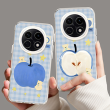 蓝苹果适用oppoa5pro手机壳2025新款a3透明套a2软硅胶a97保护a95全包opop镜头a93高颜值a92s女por潮a91