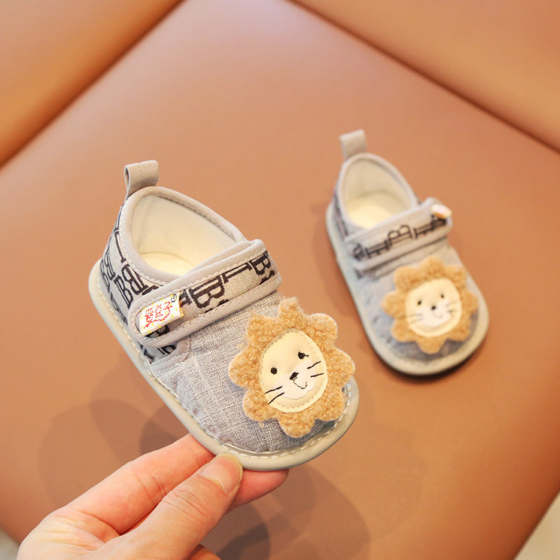 0-1一2岁婴幼儿学步鞋男宝布鞋