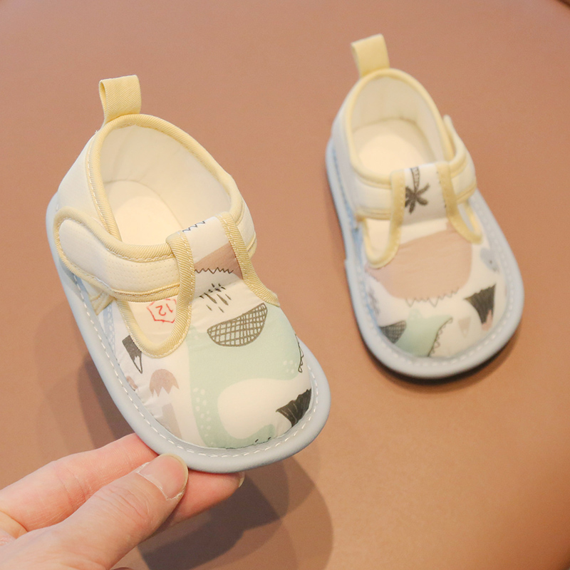 婴儿鞋子秋季男宝布鞋婴儿鞋1到2岁婴幼儿学步鞋春秋款软底鞋透气