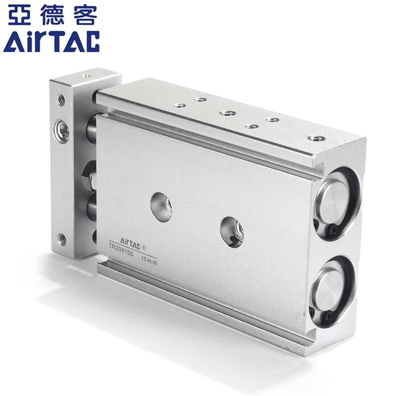 全新亚德客双轴双杆气缸TR16X10X20X25X30X40X50X75X100X150S