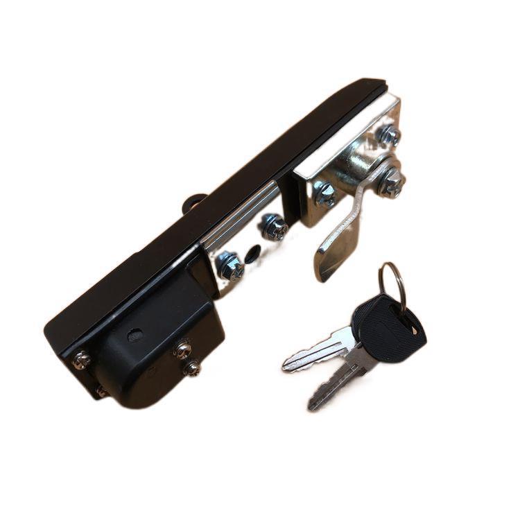 MS834-2P黑色带挂平面锁，电柜门锁，电气开关柜门锁，机箱机柜锁