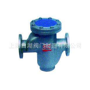 白湖牌LPG-104铸钢U型过滤器 U型管道过滤器 上海过滤器